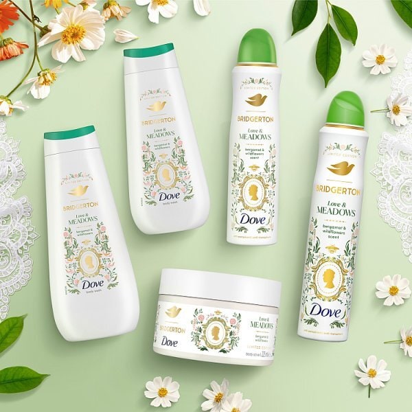 Dove Bridgerton Love & Meadows Body Wash 400 ml