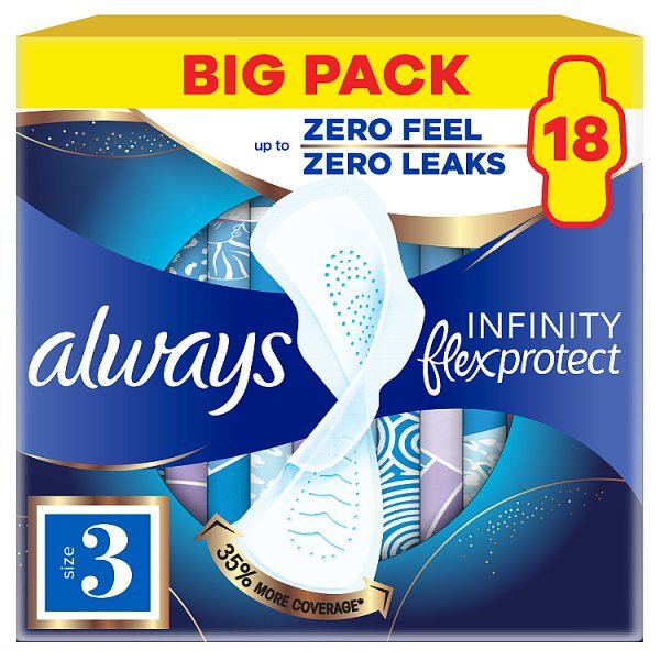 Always FlexProtect Sanitary Towel Night (Size 3) with Wings