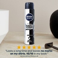 NIVEA MEN  Black & White Anti-Perspirant Deodorant 250ml