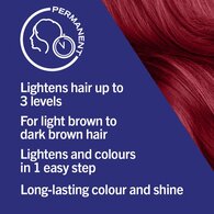 LIVE Colour + Lift Permanent Red Hair Dye Deep Red