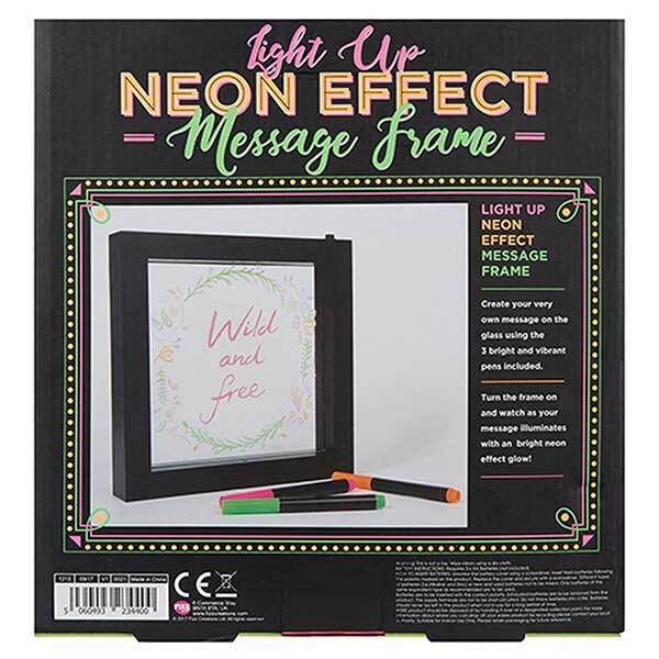 Fizz Light up Neon Message Frame