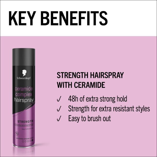 Schwarzkopf Styling Ceramide Complex Hair Spray 400Ml