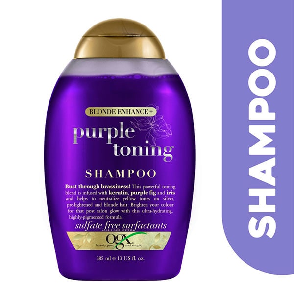 DNR Ogx Blonde Enhance Purple Toning Shampoo 385Ml