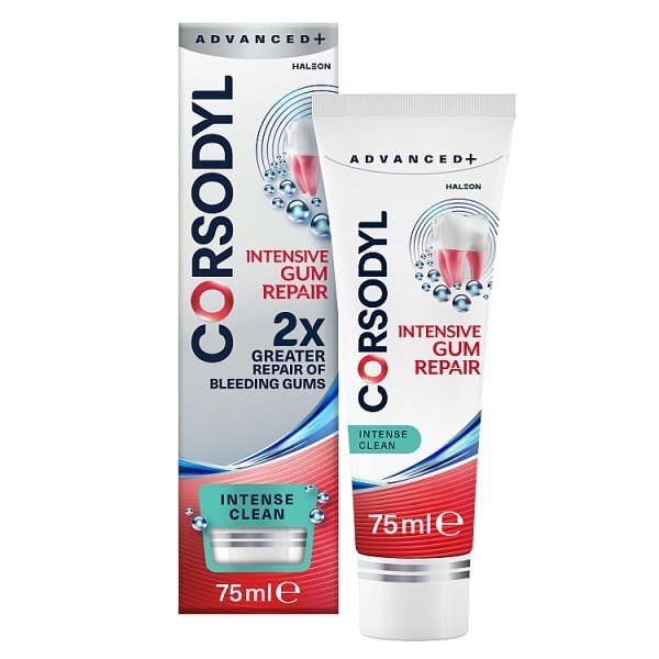Corsodyl Advanced + Intensive Gum Repair Toothpaste, 75ml