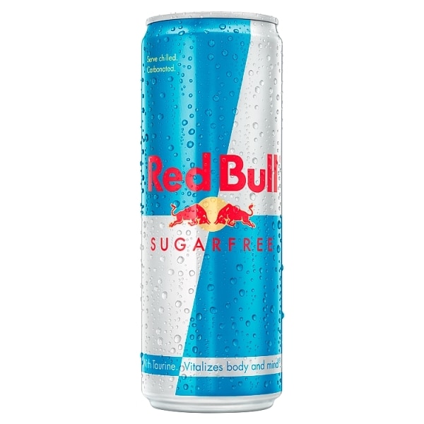 RED BULL S/F 355ML CAN.