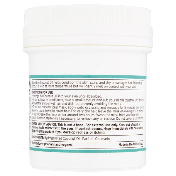 Superdrug Coconut Oil For Hair & Skin 125ml