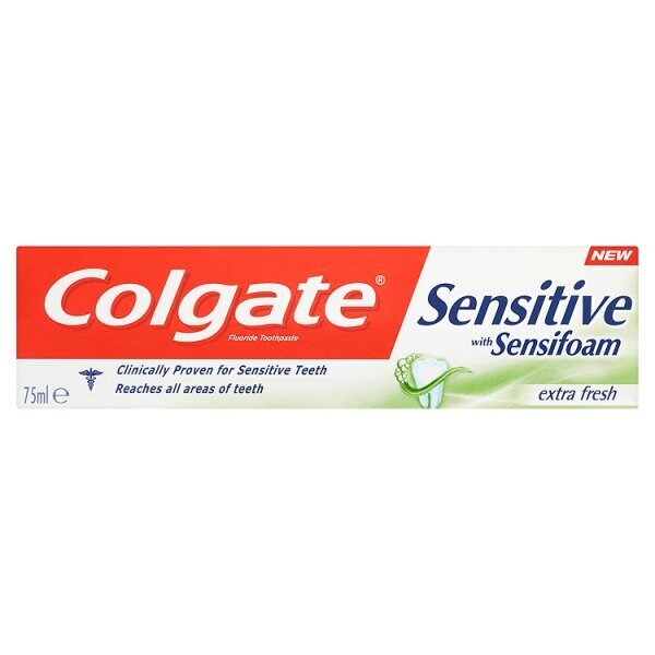 Colgate Sensitive Extra Fresh with Sensifoam Toothpaste 75ml
