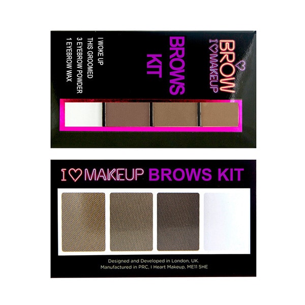I Heart Revolution Eyebrow Kit Woke Up Groom 4.5g