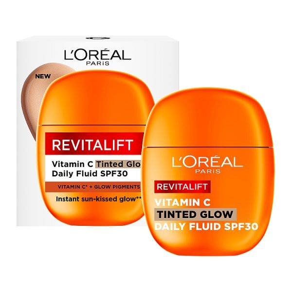 L'Oréal Paris Revitalift Clinical Vitamin C Tinted Glow Daily Fluid SPF30 + Vitamin E, 40ml