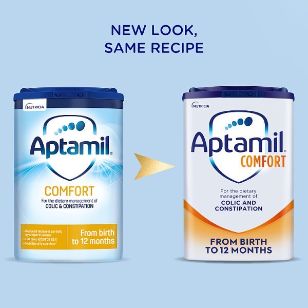 Aptamil Comfort Baby Milk Formula from Birth to 12 Mths 800g