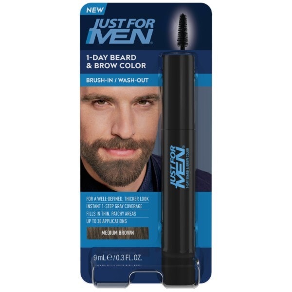 JUST FOR MEN 1D BEARD BROW FCL MED BROWN