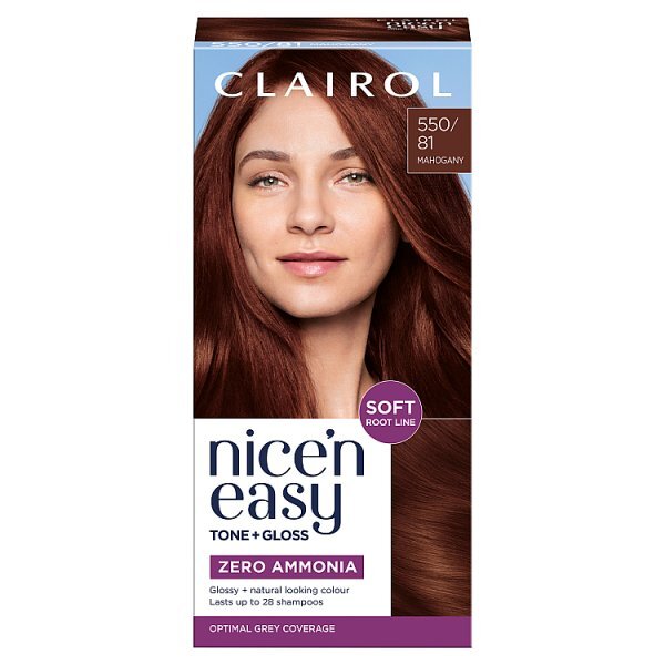 Clairol Nice'n Easy Zero Ammonia Hair Dye - Mahogany