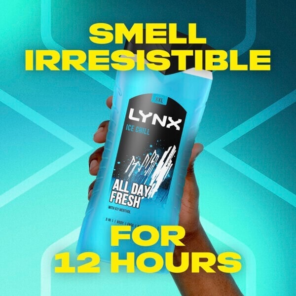 Lynx Bodywash Shower Gel Ice Chill 500ml