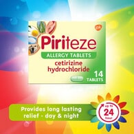 Piriteze Antihistamine Allergy Relief Tablets 14s