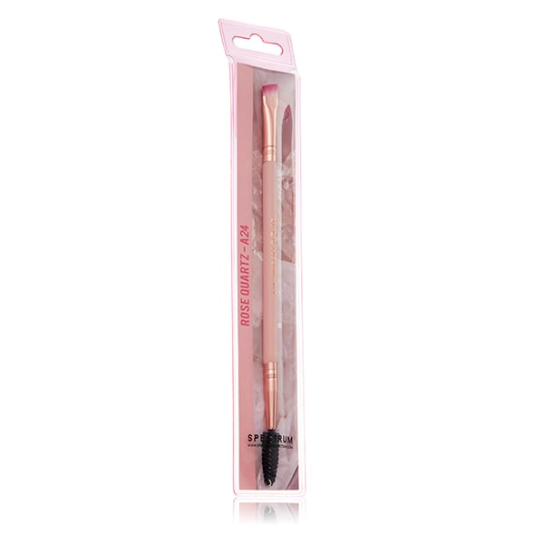 Spectrum Rose Quartz A24 double ended brow styling brush