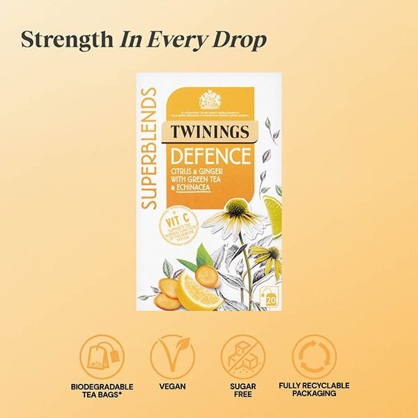 Twinings Superblends Defence Tea, 20 Tea Bags