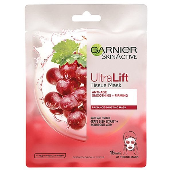 Garnier Ultralift Anti?Ageing Radiance Boosting Face Sheet Mask 28g