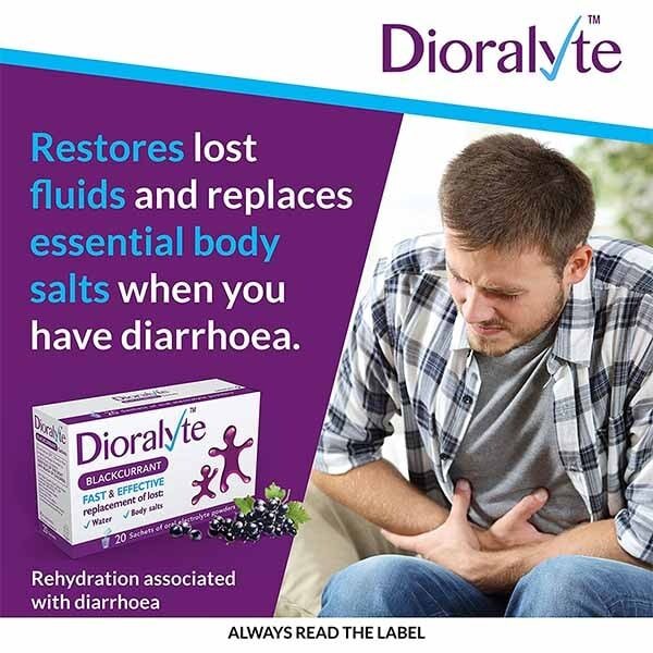 Dioralyte Blackcurrant Rehydration Sachets x20