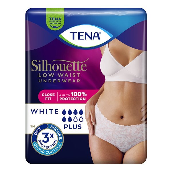 Tena Silhouette Plus Large 10Pk White