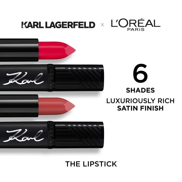 L'Oreal Paris X Karl Lagerfeld Lipstick 3 Ironik