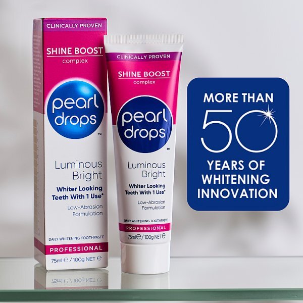 Pearl Drops Luminous Bright White Toothpolish 75ml