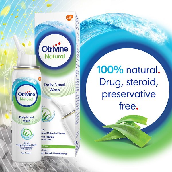 Otrivine Natural Nasal Spray With Aloe Vera 100Ml