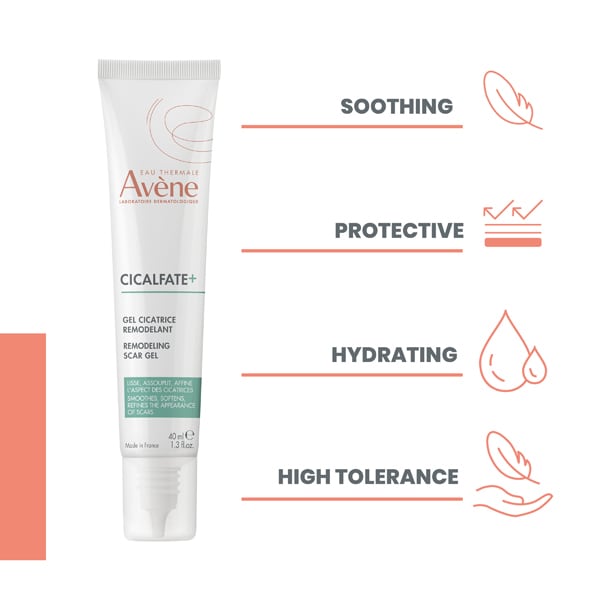 Avène Cicalfate+ Remodeling Scar Gel For Sensitive Skin 40Ml