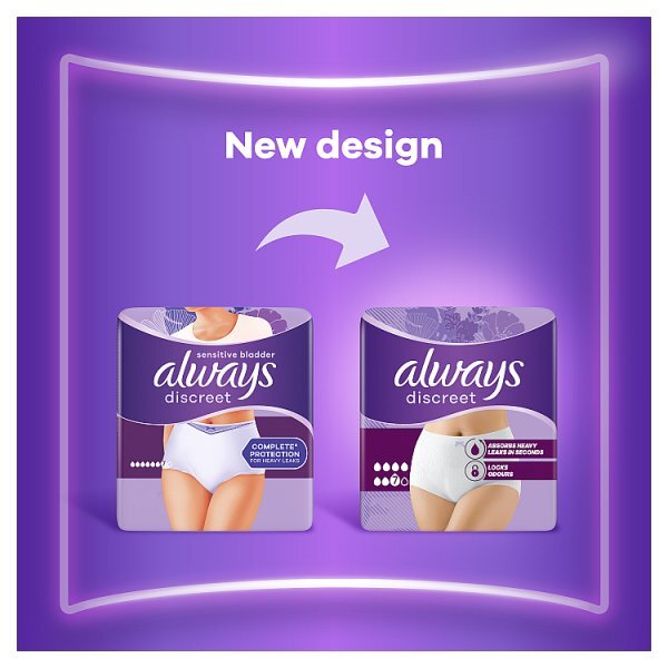 Always Discreet Underwear Inco Pants Plus Large X8