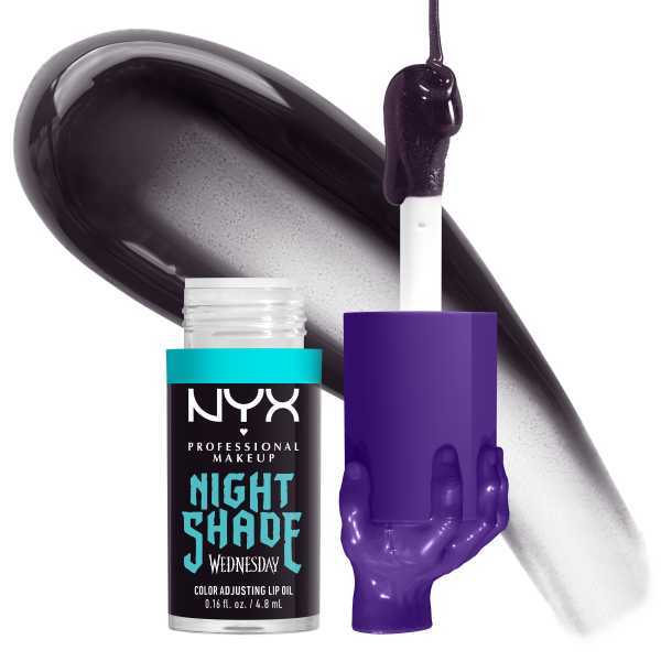 NYX Professional Makeup X Wednesday Mystery Lip Oil Nightshade
