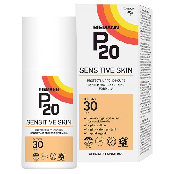 P20 Sensitive Suncream SPF30 200ml