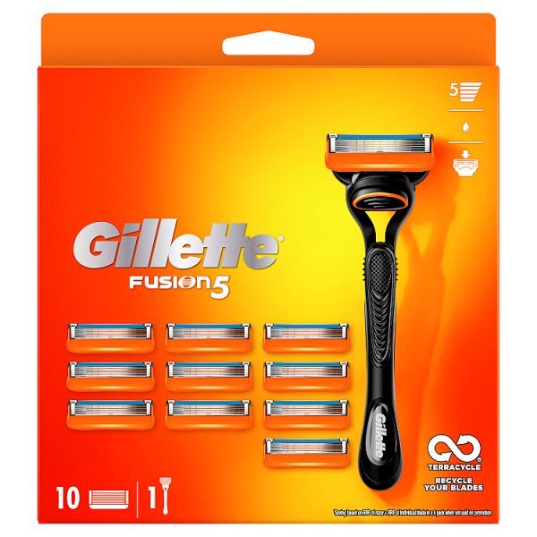 Gillette Fusion5 Men's Razor, 10 Count