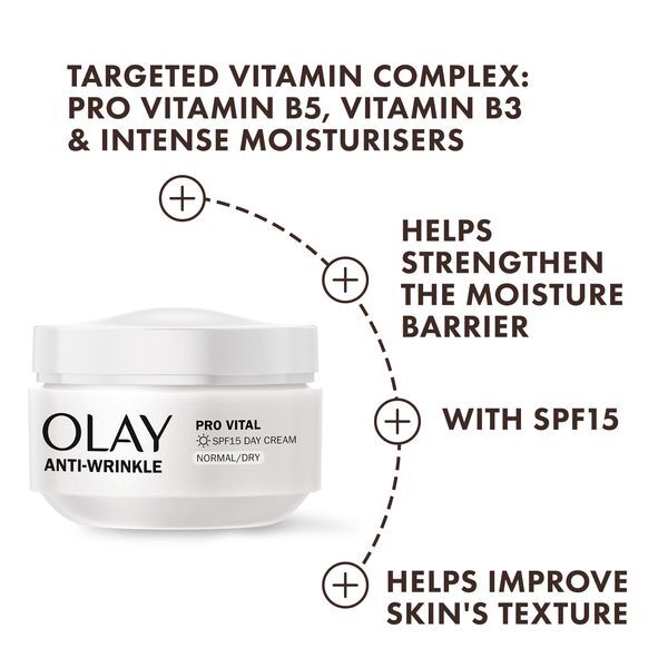 Olay Anti-Wrinkle Pro Vital Day Moisturiser SPF15 50ml