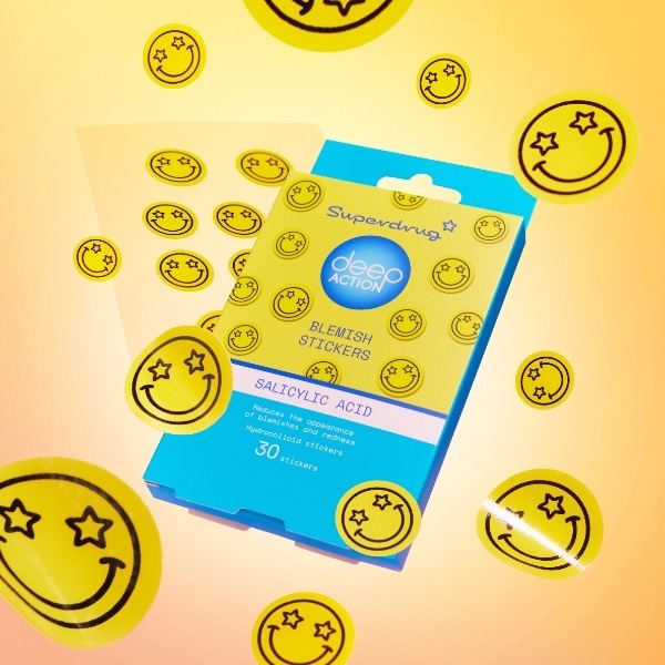 Deep Action Smileys Pimple Patches 30s