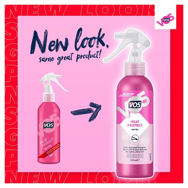 VO5 Heat Protect Spray with Heat-Activated Complex 200ml