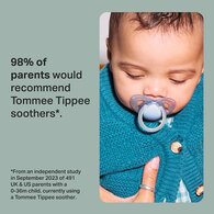 Tommee Tippee Closer to Nature Night Soother 0-6m (2 pack)