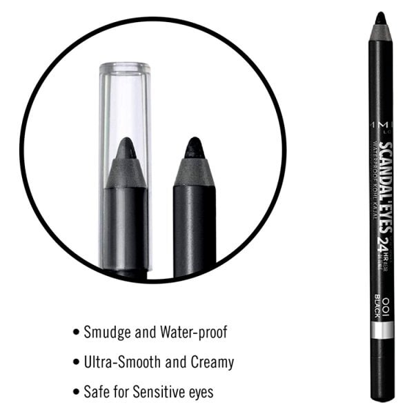 Rimmel Scandal'Eyes Waterproof Kohl Eyeliner, Brown