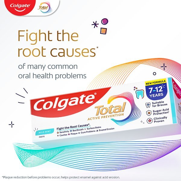 Colgate Total Kids 7-12 Years Mint Toothpaste 50ml