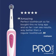 Superdrug ProCare Rechargeable Electric Toothbrush Pink