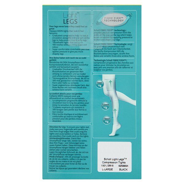 Scholl Large 60 Denier Compression Tights