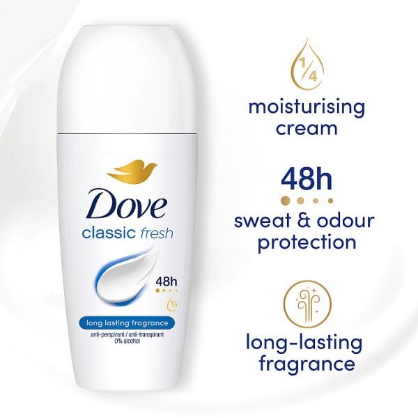 Dove Classic Anti-Perspirant Roll On 50 ml