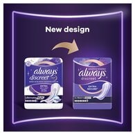 Always Discreet Incontinence Pads Plus Ultimate Night X12