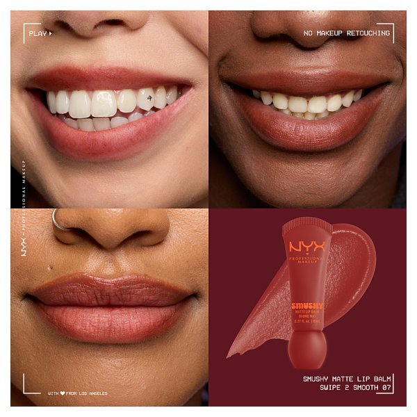 NYX Professional Makeup Smushy Matte Lip Balm Swipe 2 Smooth