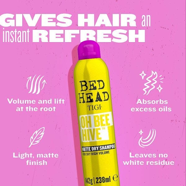 TIGI  Oh Bee Hive Epic Volumising Dry Shampoo!238ml