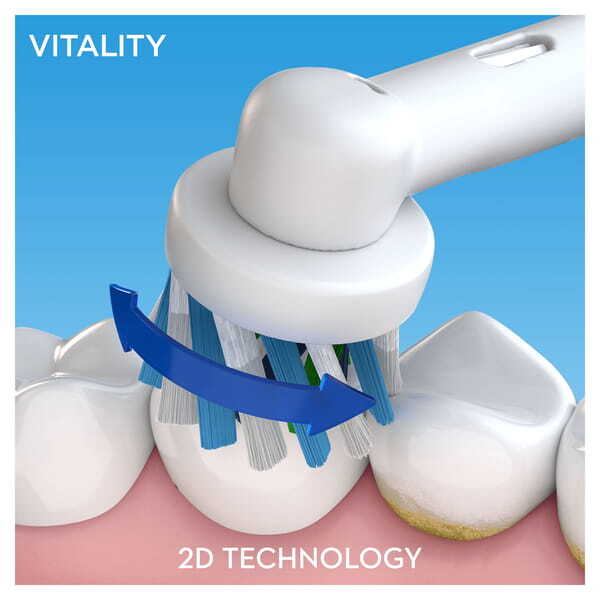 Oral-B Vitality Cross Action Black Electric Toothbrush