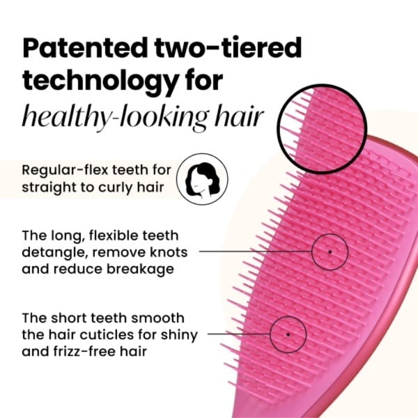 Tangle Teezer Ultimate Detangler Chrome Hot Pink