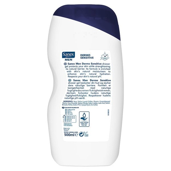 Sanex Men Skin Health Sensitive Care Shower Gel 400 ml