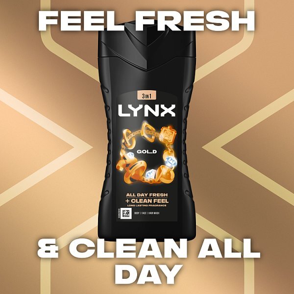 Lynx Bodywash Shower Gel Gold 225ml