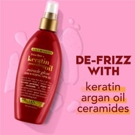 OGX Frizz-Free+ Keratin Smoothing Oil Gloss Spray 200ml