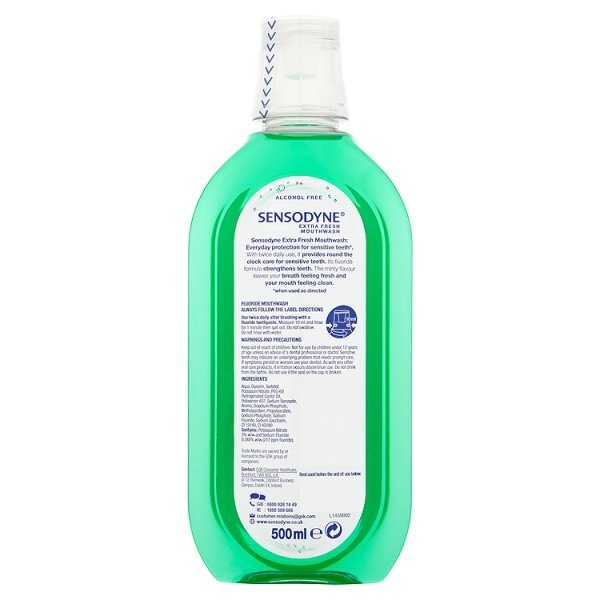 Sensodyne Sensitive Mouthwash  Extra Fresh 500ml