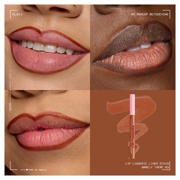 NYX Professional Makeup Lip Lingerie Liner Stain Barelythere